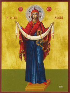 تذكار وضع زنّار والدة الإله في اتدرائية الحكمة الالهية في القسطنطينية