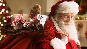 بابا نويل يحمل الهدايا