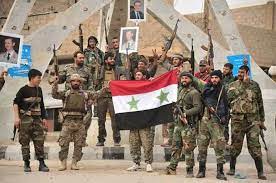 الجيش السوري البطل بعد تحرير البوكمال