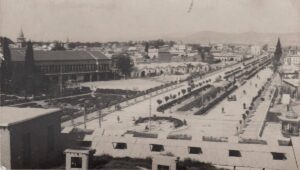 شارع النصر بدمشق 1914 قبيل اواخر الاستعمار العثماني