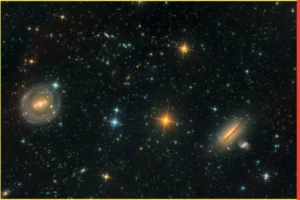 الكون بأنوار زاهية