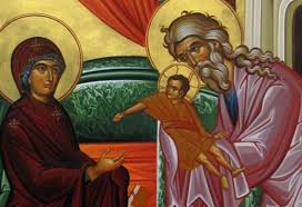 القديس سمعان الشيخ القابل الاله وحنة النبية