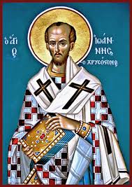 القديس يوحنا الذهبي الفم حياته وآثاره