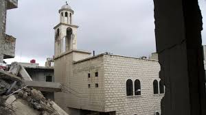 كنيسة عربين بعد اعادة بنائها