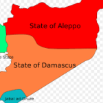 الدويلات السورية وفق تقسيم المستعمر الفرنسي