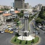 ساحة حمص ساحة المحسنة الكبيرة كرجية حداد التي قدمت لمدينتها هذه الساعة